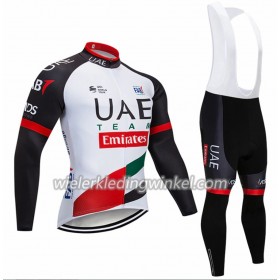 Set Fietsshirt Lange Mouw + Lange Koersbroek 2018 Team UAE N001